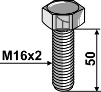 Schraube M16x2 2