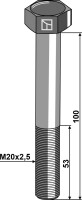 Sechskantschraube M20x2,5x100 ohne Mutter