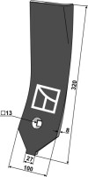 Randleitblech - rechts 2