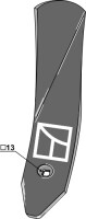 Randleitblech - links