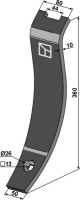 Leitblech 360x80x50mm 2