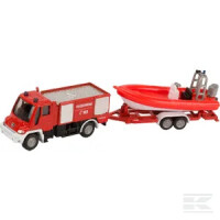 Siku Unimog Feuerwehr + Boot gallery