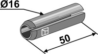 Spannstift Ø16x50 2