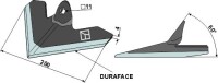 Hackschar 200mm - DURAFACE 2