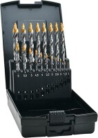 Exact Spiralbohrersatz HSS-G STEPTECH, 19-teilig DIN338 118&
