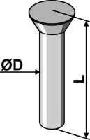 Senkniete Ø7x25 2