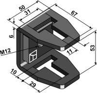 Klemme 64mm 2
