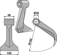 Hammerschlegel 105x56mm 2
