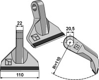 Hammerschlegel 110x22mm - PTA 2