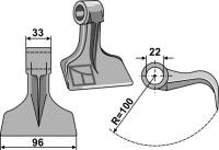 Hammerschlegel 96x33mm 2