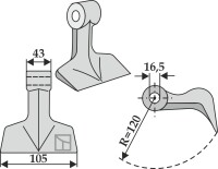 Hammerschlegel 105x43mm 2