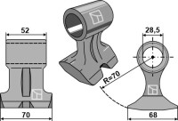 Hammerschlegel 70x52mm 2