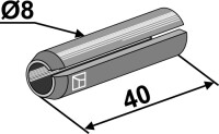 Spannstift - Ø8x40 2