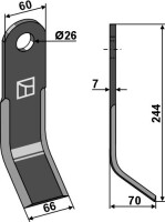 Y-Messer 244x60mm gallery 1_2nd