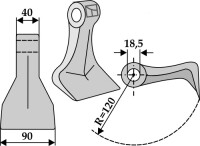 Hammerschlegel 90x40mm 2