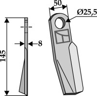 Schlegel 145x50mm - links 2
