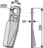 Schlegel 210x60mm - rechts 2