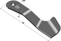 Mähermesser 668mm - links