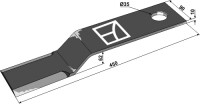 Mähermesser 450mm 2