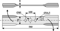 Mähermesser 580mm - rechts 2