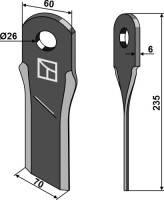 Gedrehtes Messer 225x60mm gallery 17_2nd
