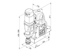 BDS Magnet-Kernbohrmaschine MAB 485 230 V 2