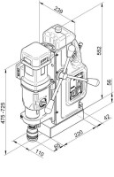 BDS Magnet-Kernbohrmaschine MAB 825- 230 V 2