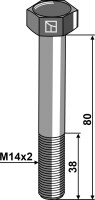 Sechskantschraube M14x2x80 ohne  gallery 3_2nd