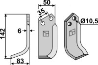 Fräsmesser 142x50mm, links gallery 13_2nd