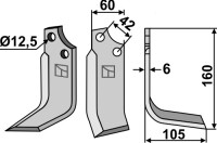 Fräsmesser 160x60mm, rechts gallery 20_2nd