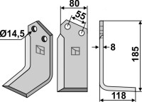 Fräsmesser 185x80mm, rechts gallery 6_2nd