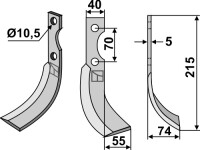 Fräsmesser 215x40mm, rechts gallery 45_2nd