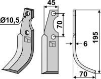 Fräsmesser 195x45mm, rechts gallery 12_2nd