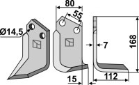 Fräsmesser 168x80mm, rechts gallery 6_2nd