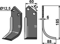 Fräsmesser 185x60mm, rechts gallery 4_2nd