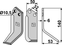 Fräsmesser 140x50mm, rechts gallery 4_2nd