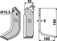 Fräsmesser 190x50mm, rechts gallery 20_2nd