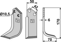 Fräsmesser 170x50mm, rechts gallery 19_2nd