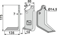 Fräsmesser 175x80mm, links gallery 2_2nd