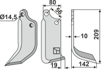 Fräsmesser 209x80mm, rechts gallery 1_2nd