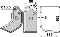 Fräsmesser 165x90mm, rechts gallery 11_2nd