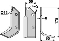 Fräsmesser 175x50mm, rechts gallery 1_2nd