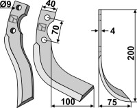 Fräsmesser 200x40mm, rechts gallery 4_2nd