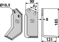 Fräsmesser 185x90mm, rechts gallery 11_2nd
