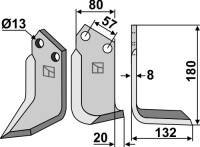 Fräsmesser 180x80mm, rechts gallery 4_2nd