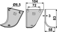 Fräsmesser 83x104mm, rechts gallery 13_2nd