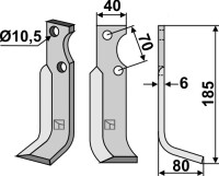 Fräsmesser 185x40mm, rechts gallery 16_2nd