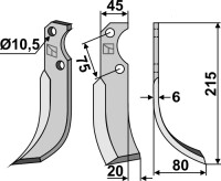 Fräsmesser 215x45mm, rechts gallery 48_2nd