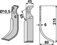 Fräsmesser 215x45mm, rechts gallery 49_2nd