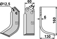 Fräsmesser 160x60mm, rechts gallery 16_2nd
